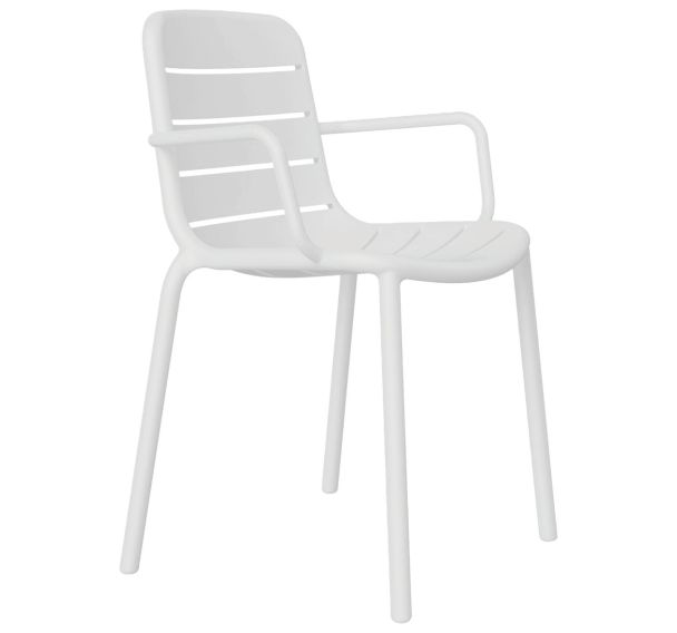 Lot de 4 fauteuils GINA polypropylène - Resol