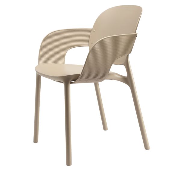 Lot de 4 fauteuils HUG Go Green technopolymère recyclé Scab S-CAB