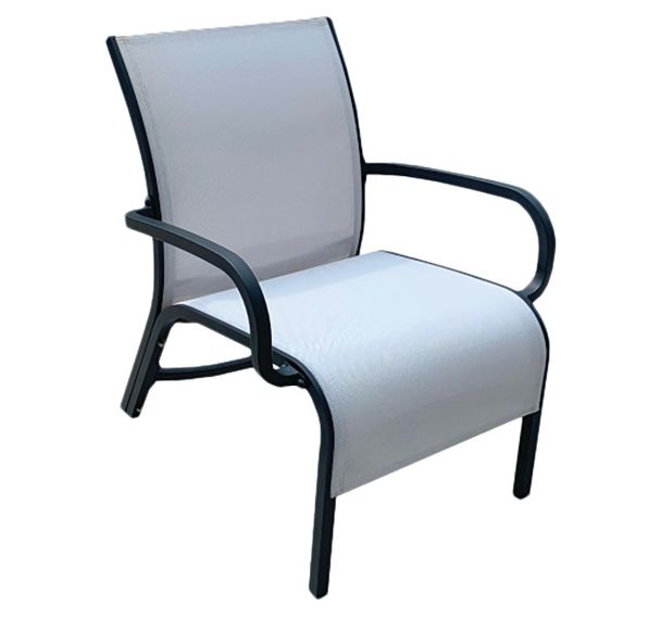 Lot de 4 fauteuils LINEA III TPEP/alu Proloisirs