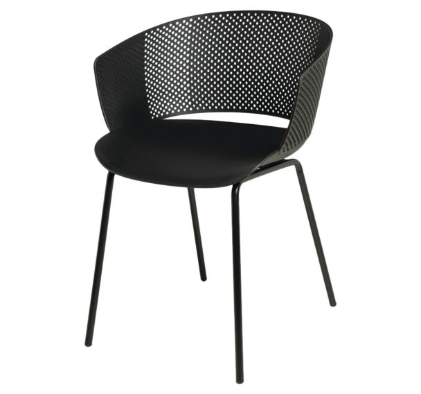 Lot de 4 fauteuils polypropylène Noelle Somcasa