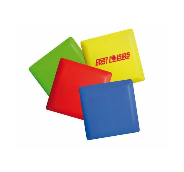 Lot de 4 galets carrés souples