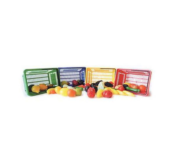 Lot de 4 paniers et 48 pièces