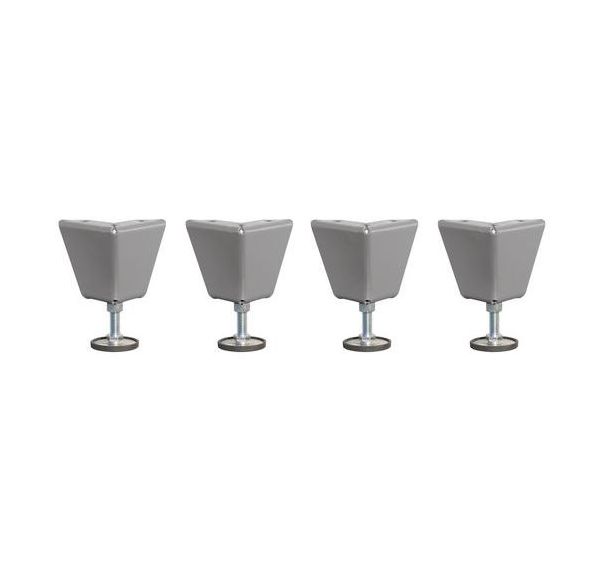 Lot de 4 pied réglable pour armoire à volet roulant