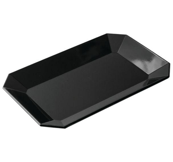 Lot de 4 plats octogones mélamine - Plastorex