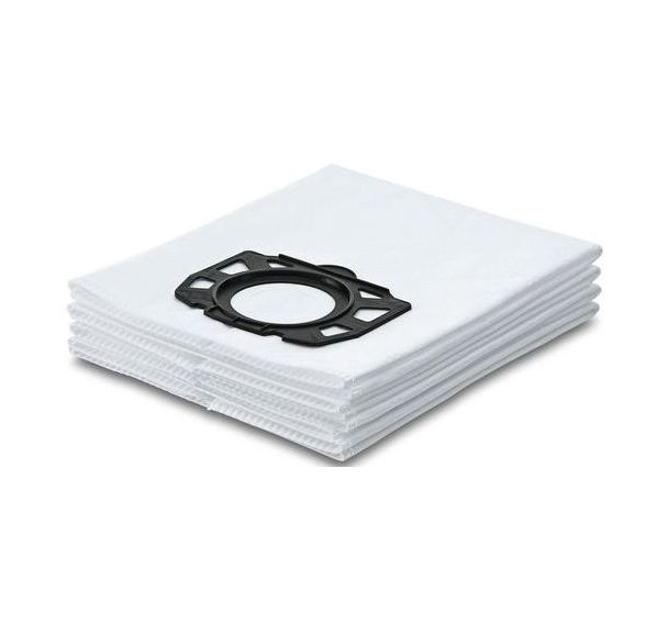 Lot de 4 sachets filtre ouate- Karcher p/séries WD4, WD5 et WD6.