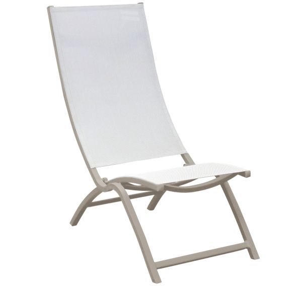 Lot de 4 lounges SUMMER TPEP/alu Proloisirs