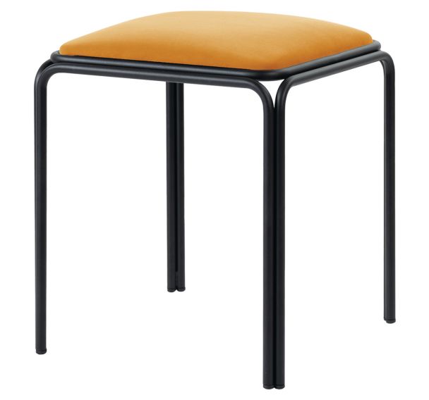 Lot de 4 tabourets Bistrot assise velours Paperflow