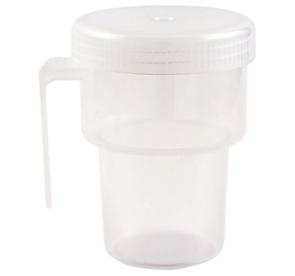 Lot de 4 tasses anti-fuites adulte 20 cl polypropylène - Plastorex