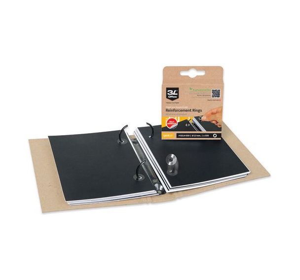Lot de 500 500 oeillets de renfort adhésifs