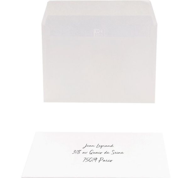 Lot de 500 Enveloppes 114x162 80g auto adhésive