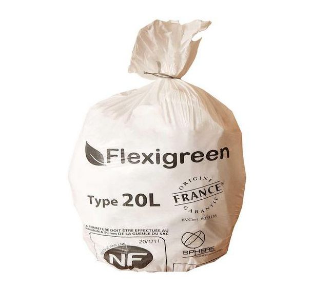 Lot de 500 Sac poubelle traditionnel - 20L