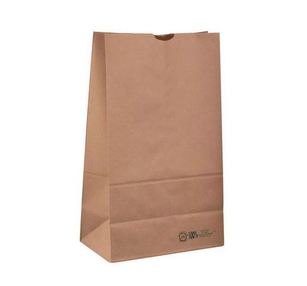 Lot de 500 sacss papier kraft brun hauteur 400mm longueur 200mm