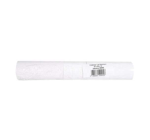 Lot de 50 Bobines pour tickets de carte bancaire 57x46x12x24