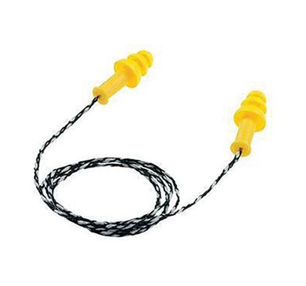 Lot de 50 Bouchons d'oreille réutilisables avec cordon Whisper Supreme