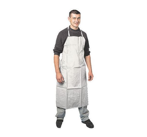 Lot de 50 Tablier polypropylène double enduit - Blanc - 110x75 cm