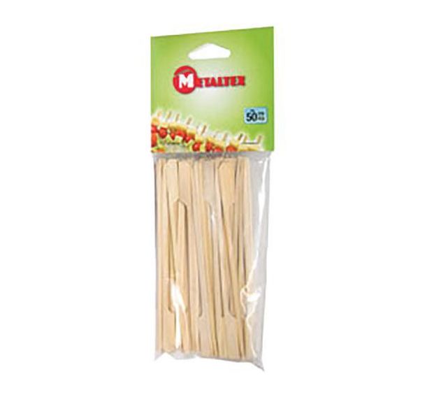 Lot de 50 brochettes avec poignées 15cm