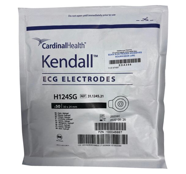 Lot de 50 électrodes adhésives nourrisson pour moniteur de signes vitaux-EDAN