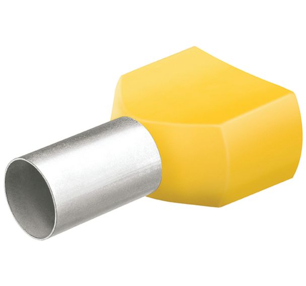 Lot de 50 embouts jumelés avec col en plastique pour câble 2x6,00mm² _ 97 99 376