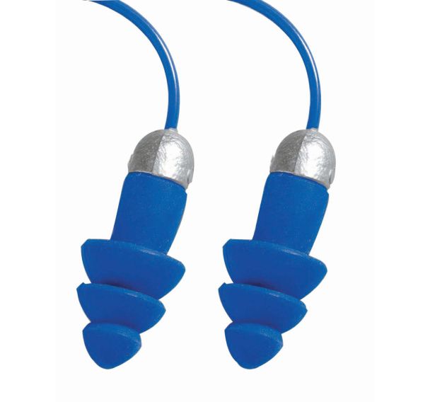 Lot de 50 paires Bouchons d'oreilles ROCKETS FULL DETECT - Bleu