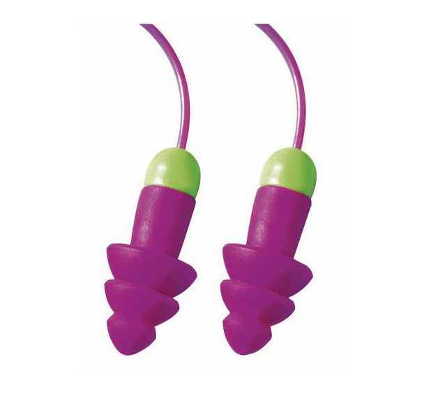 Lot de 50 paires Bouchons d'oreilles ROCKETS - Rose