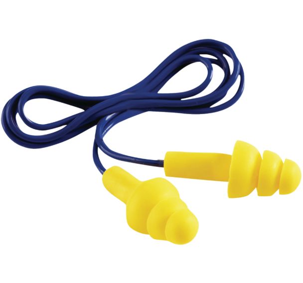 Lot de 50 paires de bouchons d'oreilles réutilisables 25 dB Ultrafit