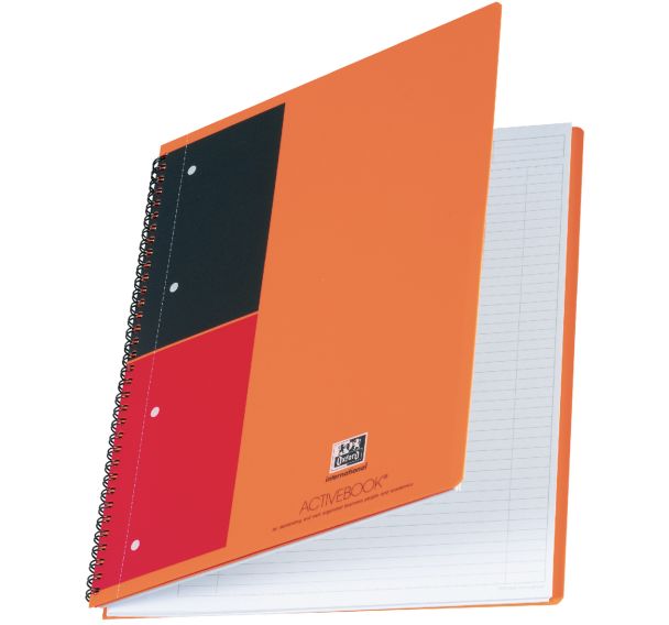 Lot de 5 Activebook - Petits carreaux - A4