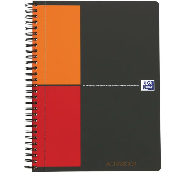 Lot de 5 Activebook international spirale b5 160 pages 80g Q5/5