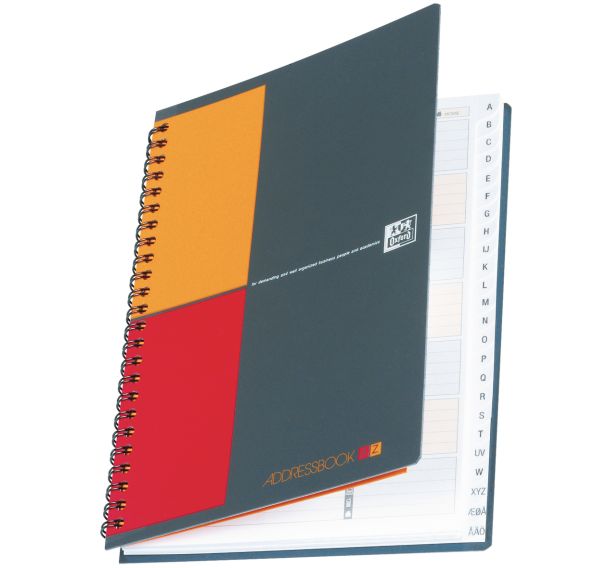 Lot de 5 Adressbook - Lignes - A5