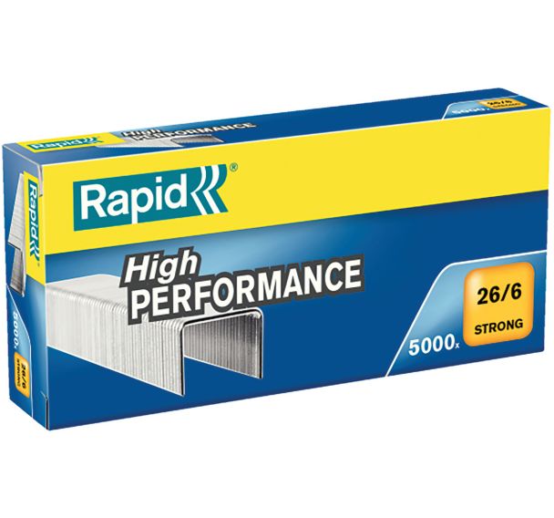 Lot de 5 Agrafe Strong 26/6. Boîte de 5000
