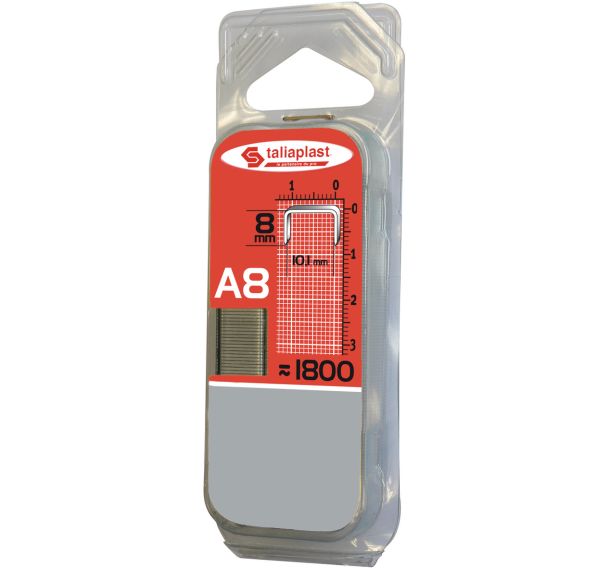 Lot de 5 Agrafes type A - Lot de 1800 - 10mm