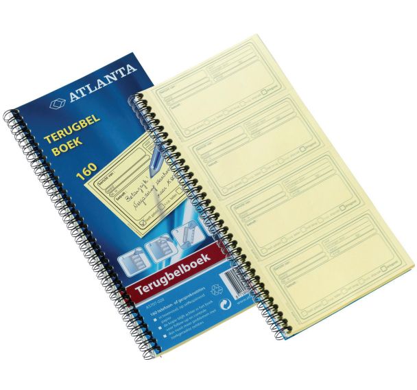 Lot de 5 Bloc-note rapport d'entretien téléphonique