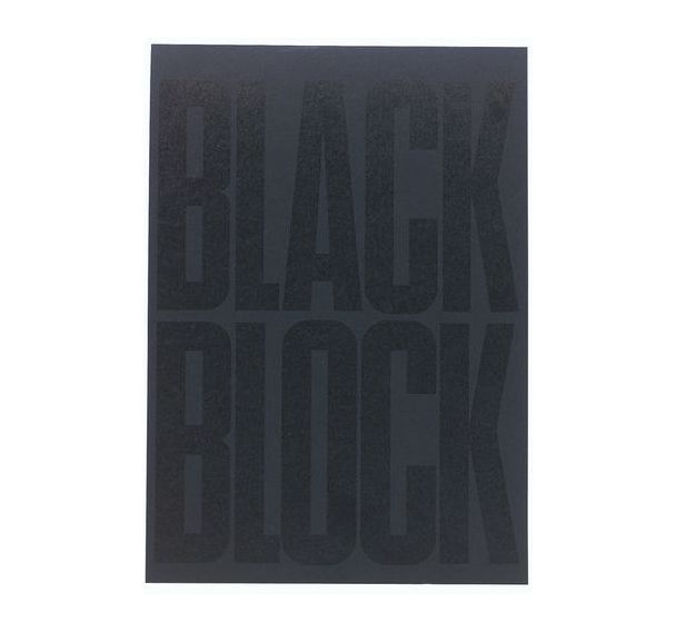 Lot de 5 Bloc Black block 29,7x21cm - Papier jaune quadrillé 5x5