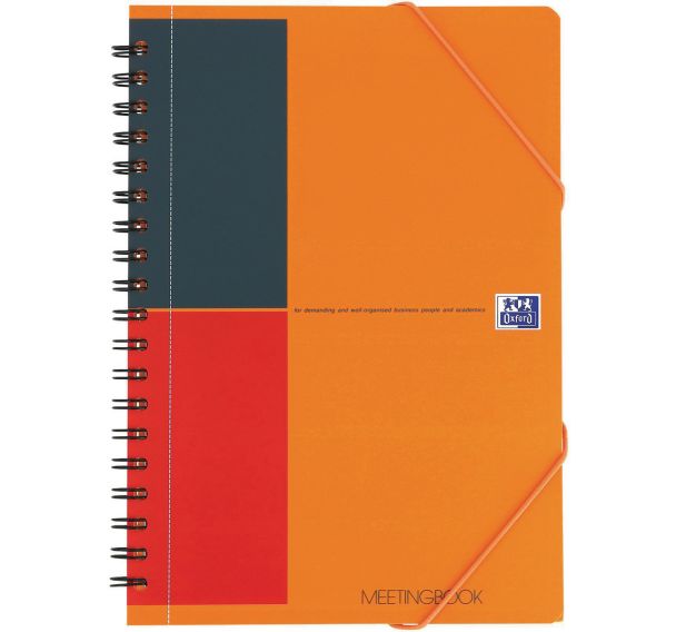 Lot de 5 Cahier international spirale B5 160p 80g ligné 6mm
