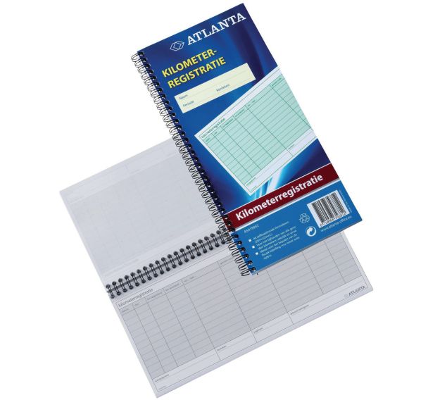 Lot de 5 Carnet d'enregistrement kilométrique