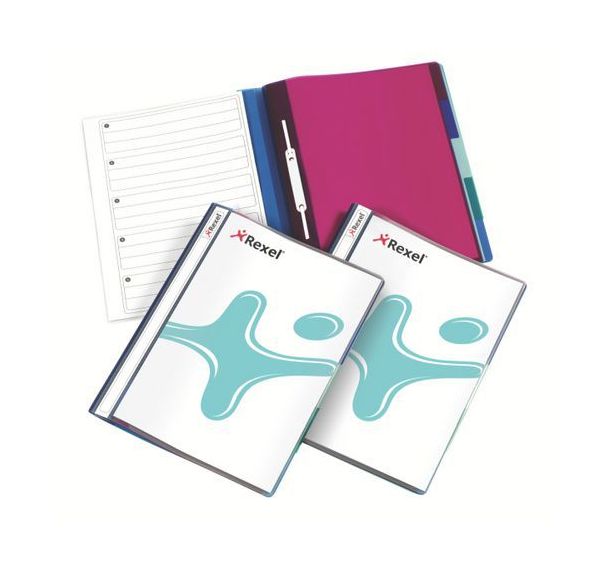 Lot de 5 Chemise 5 compartiments translucide Rexel