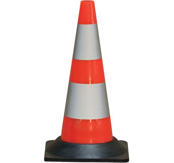 Lot de 5 Cone en plastique à bande rétro C2