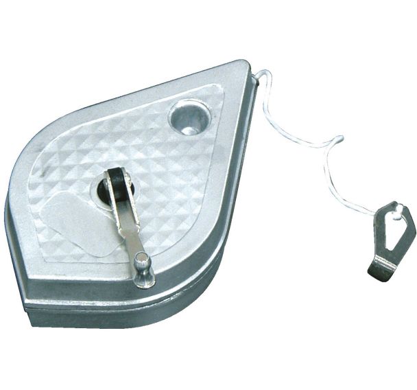 Lot de 5 Cordeau à tracer fil tresse corps alu - Ø1mm - 30m