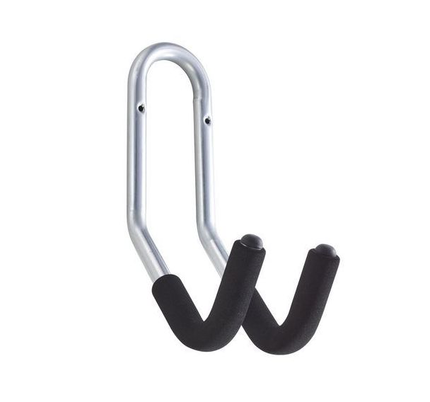 Lot de 5 Crochet mural XXL gainé pour vélo - Mottez