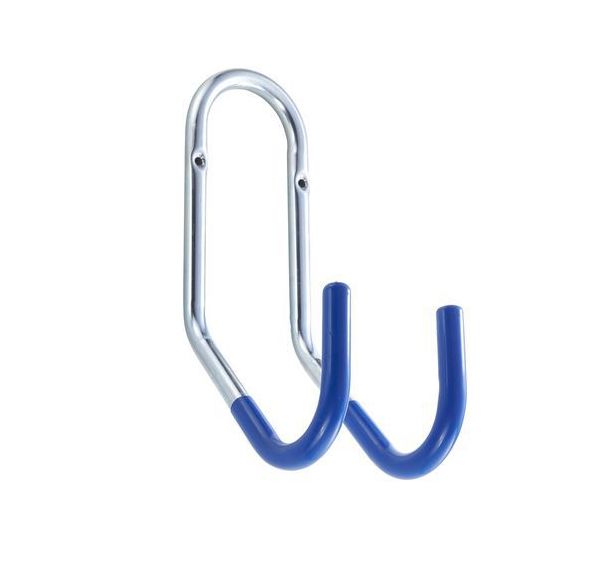 Lot de 5 Crochet mural gainé pour vélo - Mottez