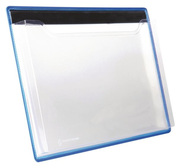 Lot de 5 Distributeur paysage A4 magnétique - Bleu - Tarifold