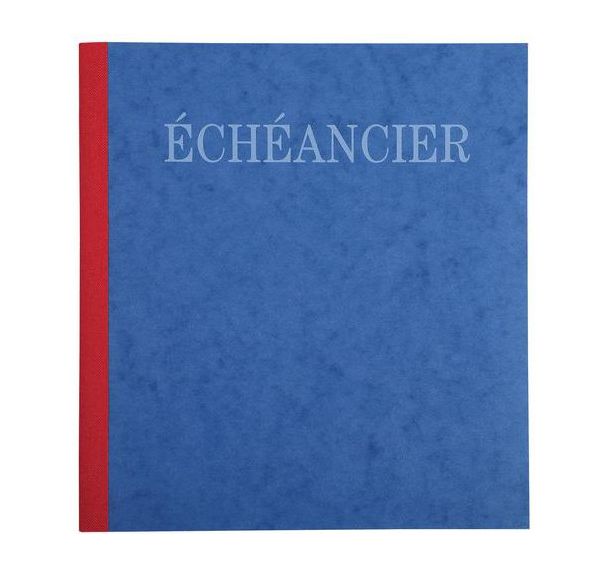 Lot de 5 Echéancier tracé journal 80 pages