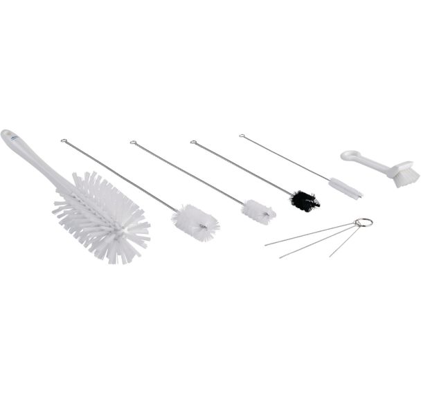 Lot de 5 Kit goupillons, Blanc