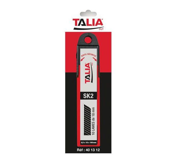 Lot de 5 Lame auto-cassantes SK2 - Lot de 10 - 18mm