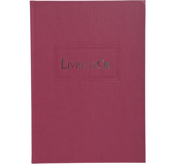 Lot de 5 Livre d'or 297x210 - Rouge