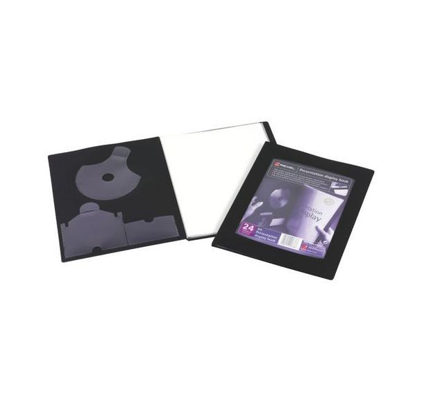 Lot de 5 Livret de présentation A4 - 24 Pochette Noir