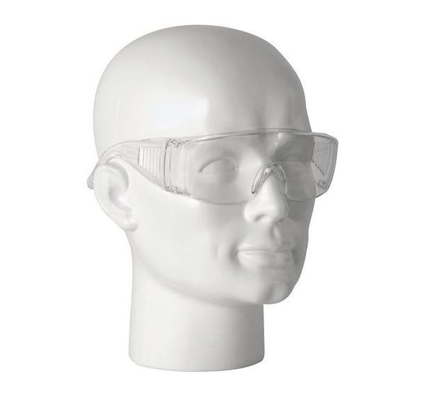 Lot de 5 Lunettes visiteur en polycarbonate incolore