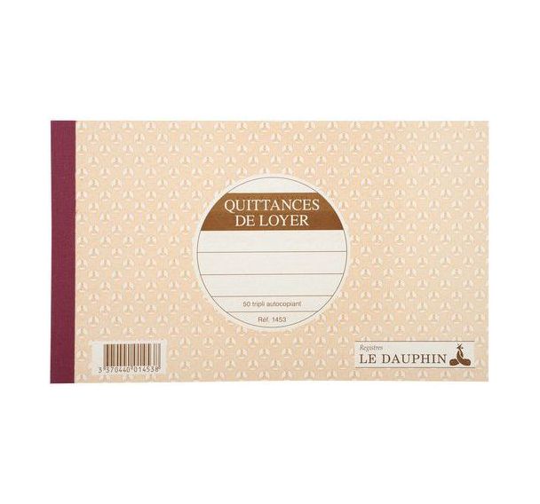 Lot de 5 Manifold quittance de loyer 50T A 125X210 mm