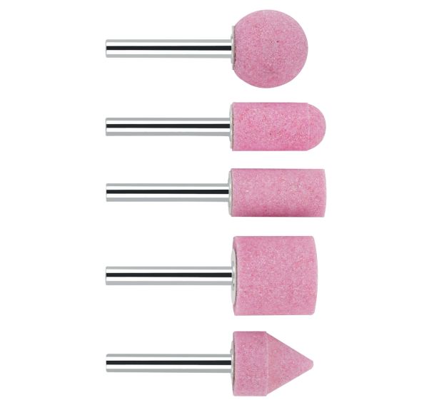 Lot de 5 Meules sur tige queue 6mm