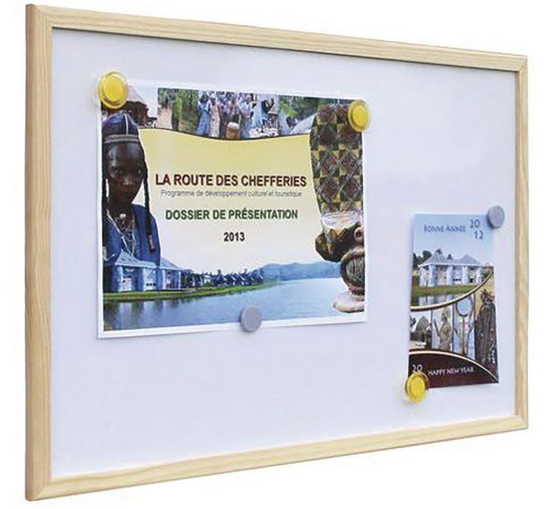 Lot de 5 Panneaux d'affichage cadre bois Ulmann