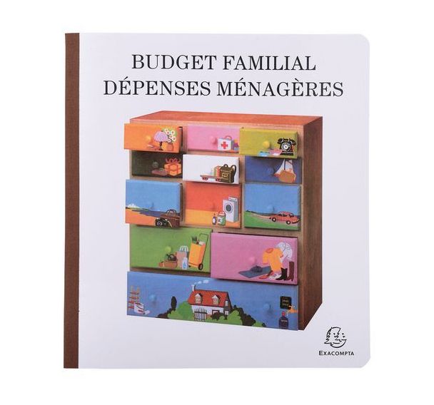 Lot de 5 Piqûre de comptabilité et organisation familiale 27x25cm